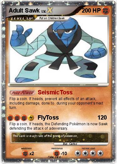 Pokemon Adult Sawk