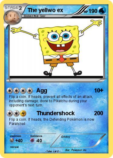 Pokemon The yellwo ex
