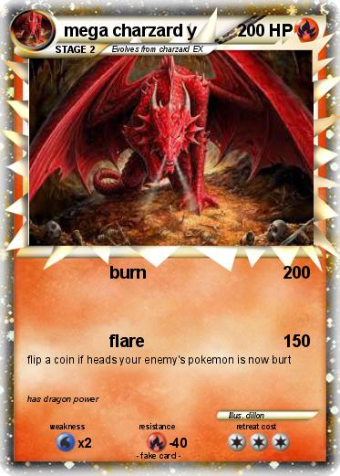 Pokemon mega charzard y