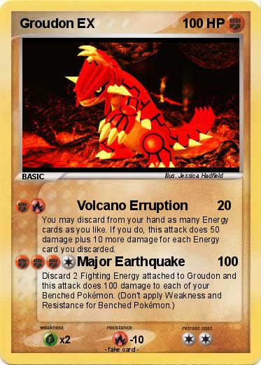 Pokemon Groudon EX