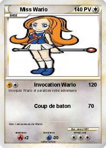 Pokemon Miss Wario