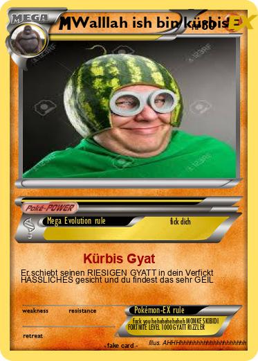 Pokemon Walllah ish bin kürbis