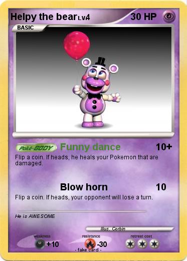 Pokemon Helpy the bear