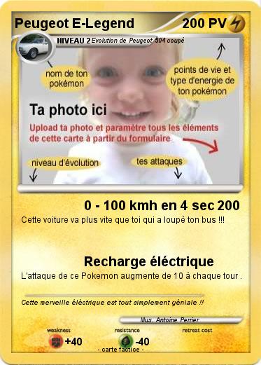 Pokemon Peugeot E-Legend
