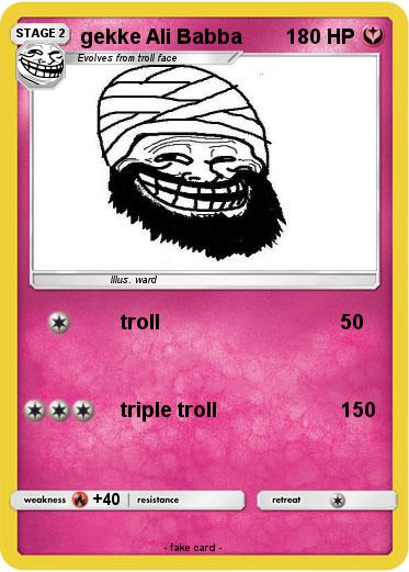 Pokemon gekke Ali Babba