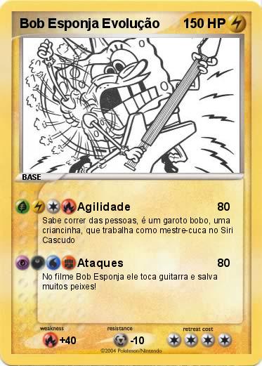 Pokemon Bob Esponja Evolução