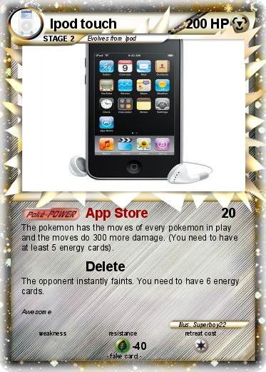 Pokemon Ipod touch