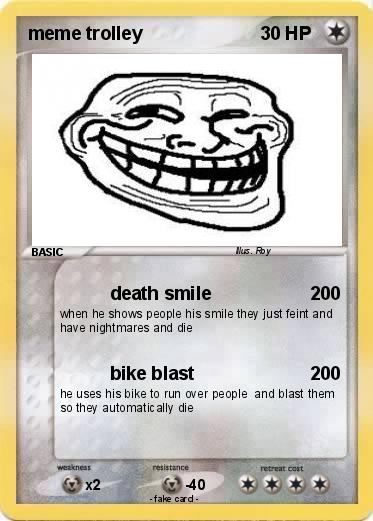 Pokemon meme trolley