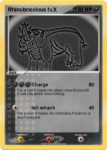 Pokemon Rhinobnoxious lv.X