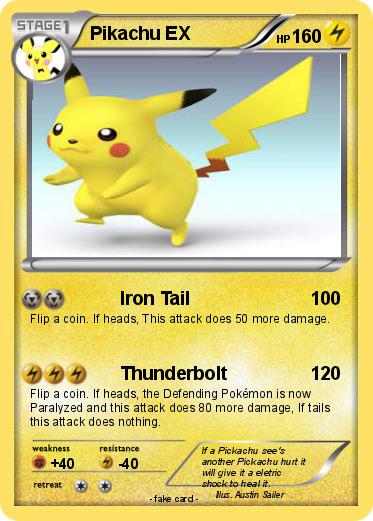 Pokemon Pikachu EX