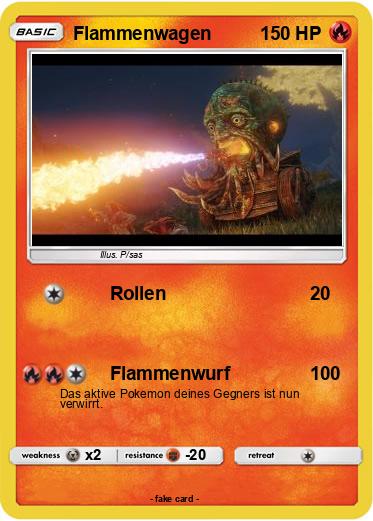 Pokemon Flammenwagen