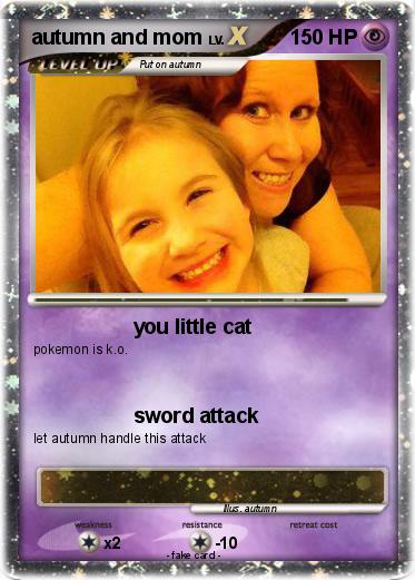Pokemon autumn and mom