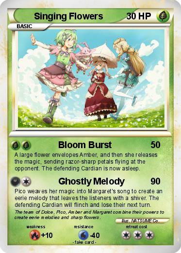 Pokemon Singing Flowers