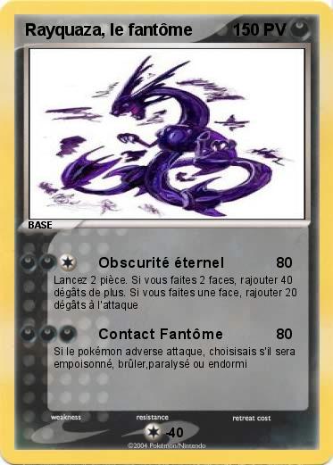 Pokemon Rayquaza, le fantôme