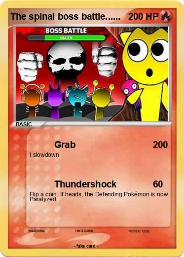 Pokemon The spinal boss battle......