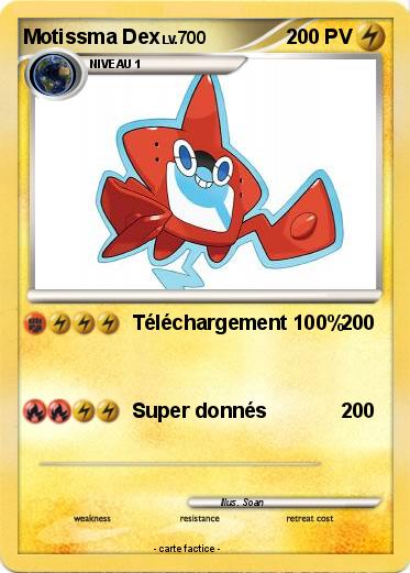 Pokemon Motissma Dex