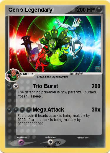 Pokemon Gen 5 Legendary