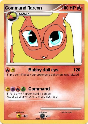 Pokemon Command flareon