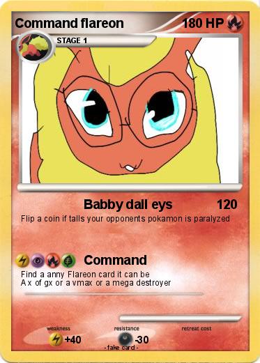 Pokemon Command flareon