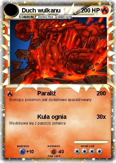 Pokemon Duch wulkanu