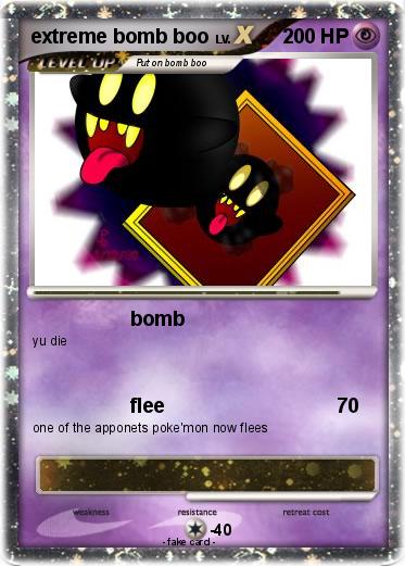 Pokemon extreme bomb boo