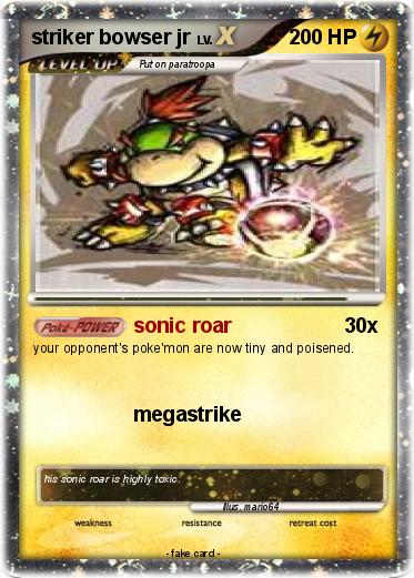 Pokemon striker bowser jr
