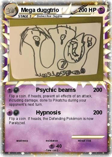 Pokemon Mega duggtrio
