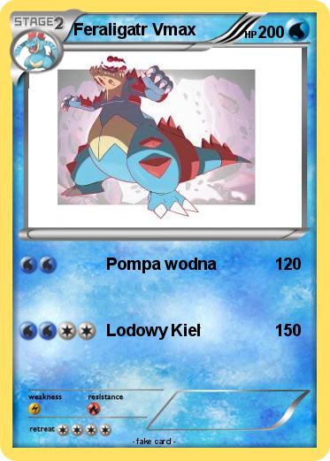 Pokemon Feraligatr Vmax
