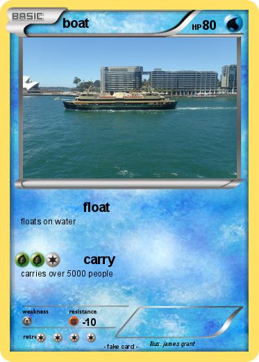 Pokemon boat