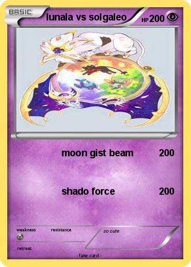 Pokemon lunala vs solgaleo