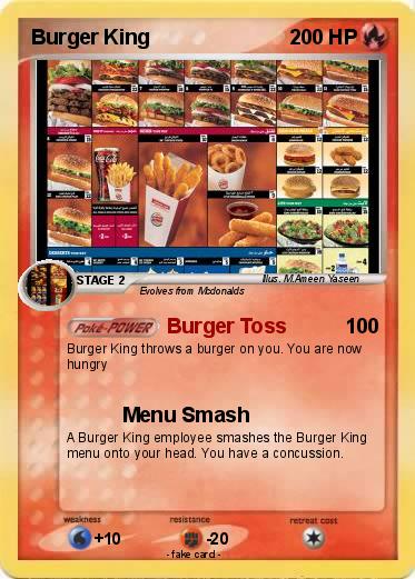 Pokemon Burger King