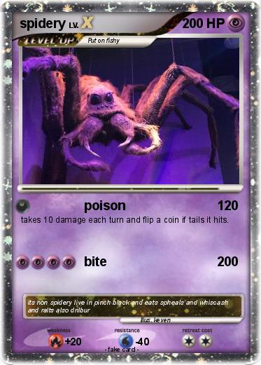 Pokemon spidery
