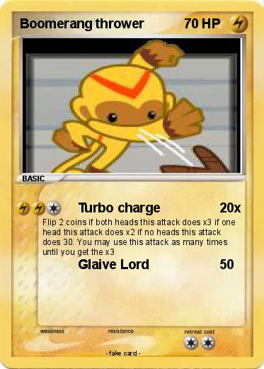 Pokemon Boomerang thrower