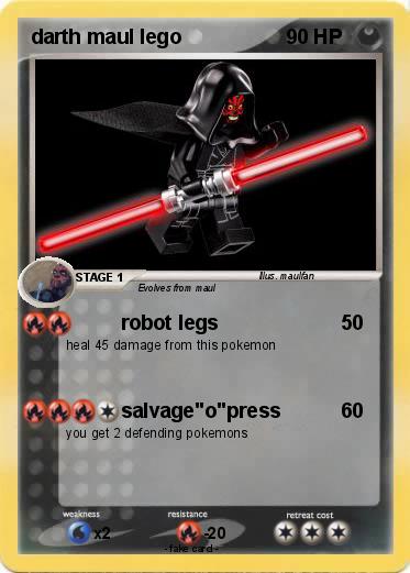 Pokemon darth maul lego