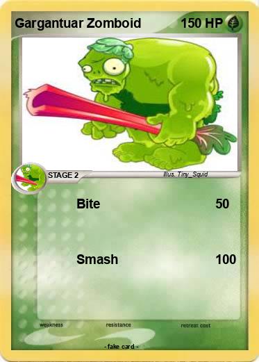 Pokemon Gargantuar Zomboid