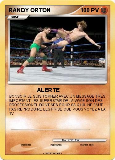 Pokemon RANDY ORTON