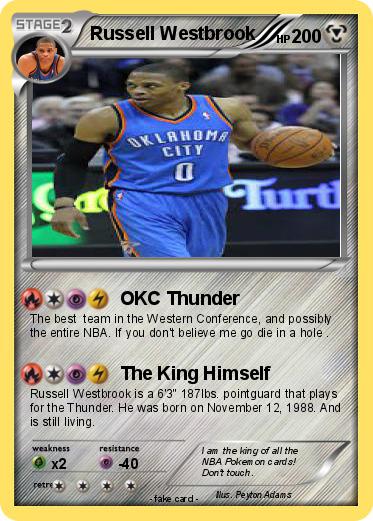 Pokemon Russell Westbrook