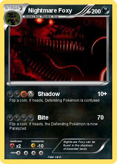 Pokemon Nightmare Foxy