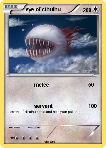 Pokemon eye of cthulhu