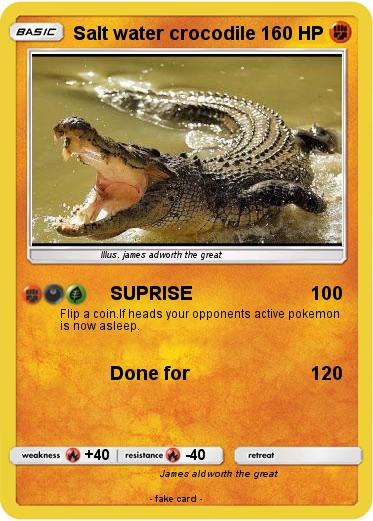 Pokemon Salt water crocodile