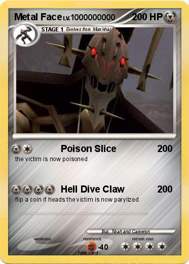 Pokemon Metal Face
