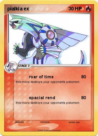 Pokemon pialkia ex