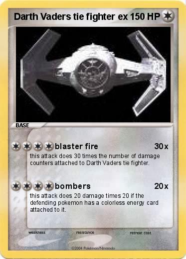 Pokemon Darth Vaders tie fighter ex
