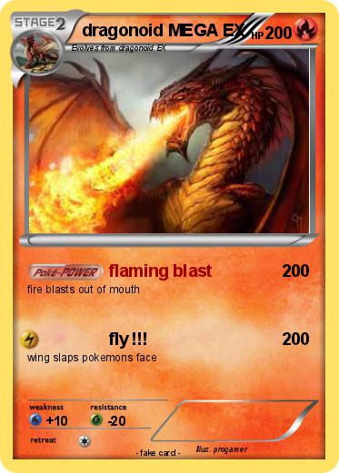 Pokemon dragonoid MEGA EX