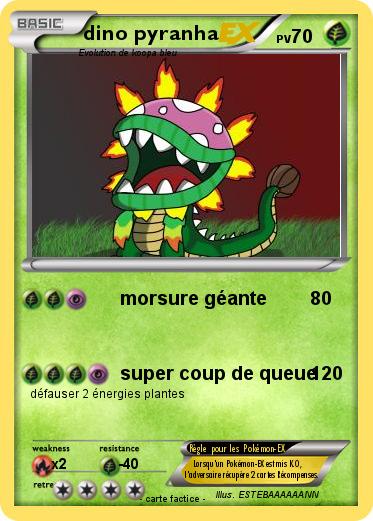 Pokemon dino pyranha