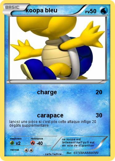Pokemon koopa bleu