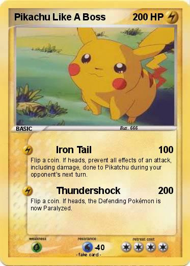 Pokemon Pikachu Like A Boss