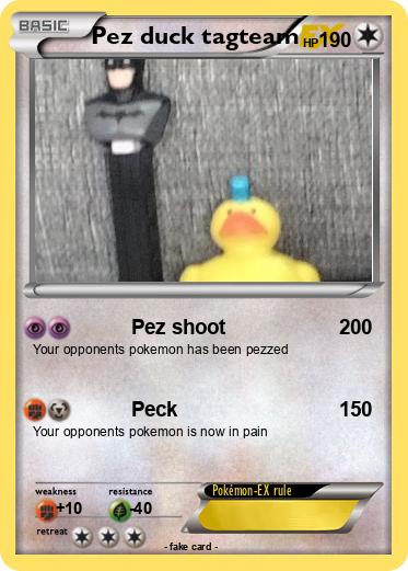 Pokemon Pez duck tagteam