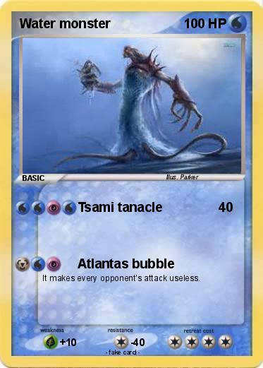 Pokemon Water monster