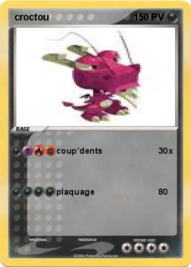 Pokemon croctou